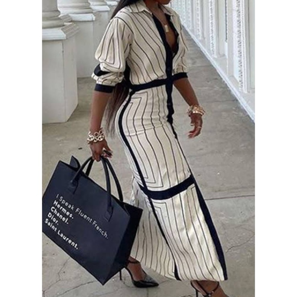 ZARA Striped Shirt Dress